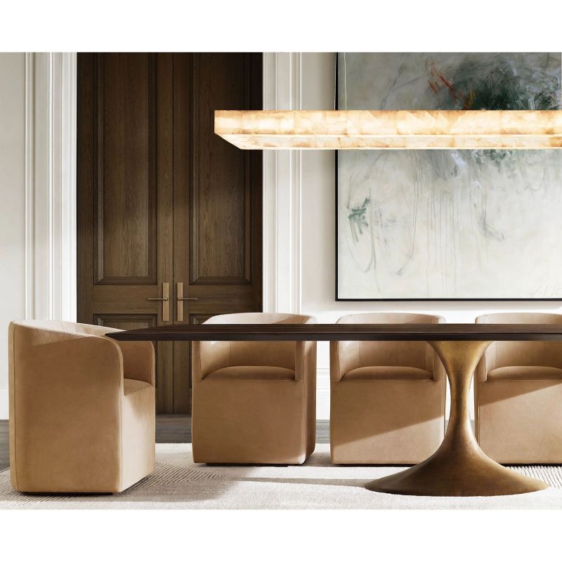 Riveage Rectangular Calcite Chandelier 72"