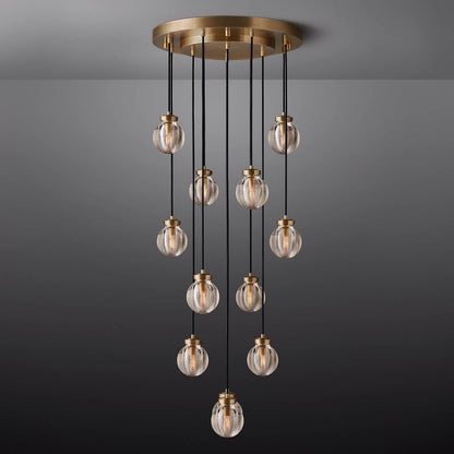 Roby Spherical Modern Round Chandelier 22"
