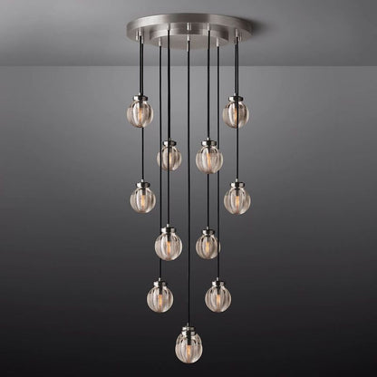 Roby Spherical Modern Round Chandelier 22"