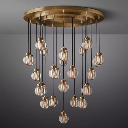 Roby Spherical Modern Round Chandelier 38"