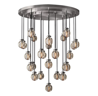 Roby Spherical Modern Round Chandelier 38"