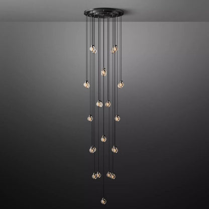 Roby Spherical Modern Round Chandelier 38"