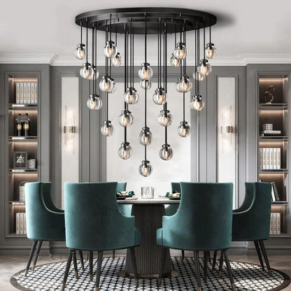 Roby Spherical Modern Round Chandelier 48"
