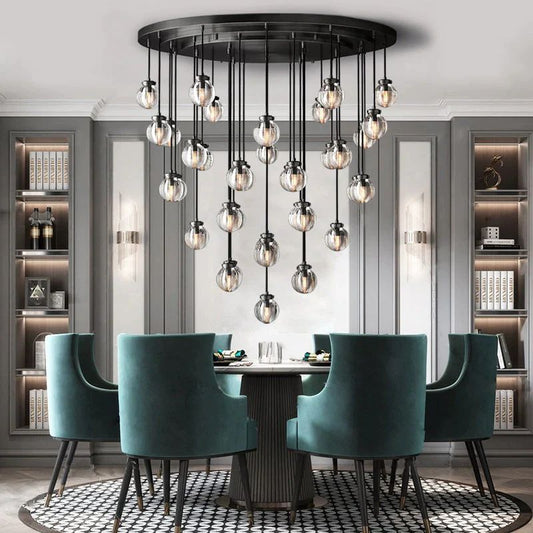 Roby Spherical Modern Round Chandelier 48"