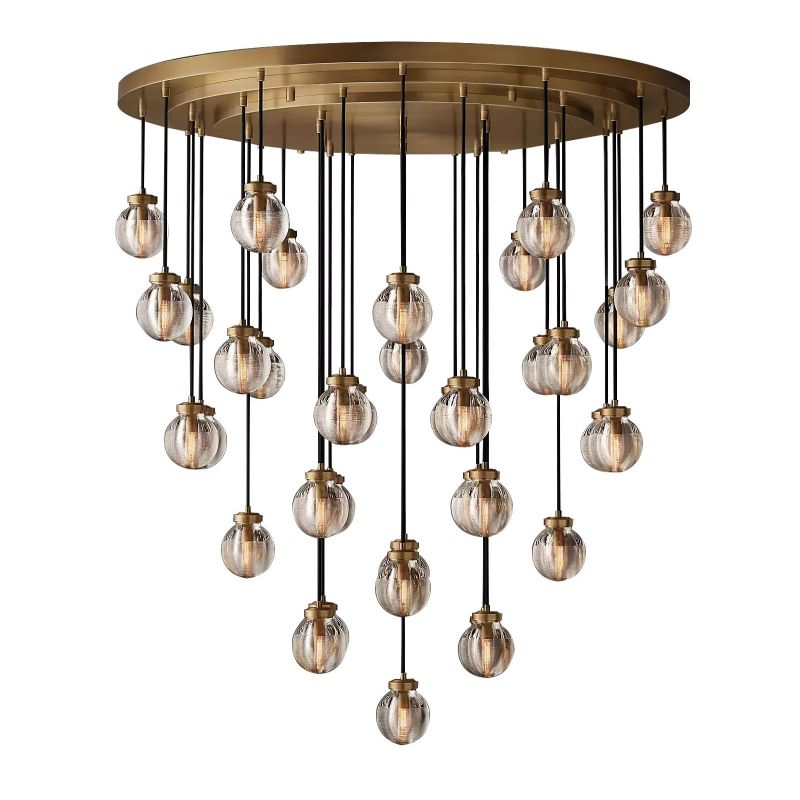 Roby Spherical Modern Round Chandelier 48"