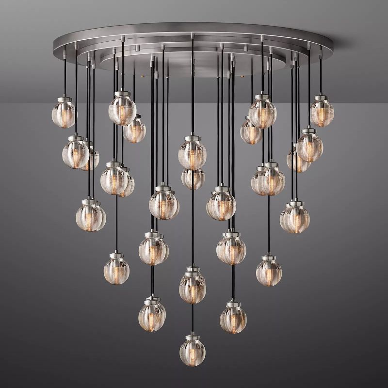 Roby Spherical Modern Round Chandelier 48"