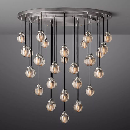 Roby Spherical Modern Round Chandelier 48"