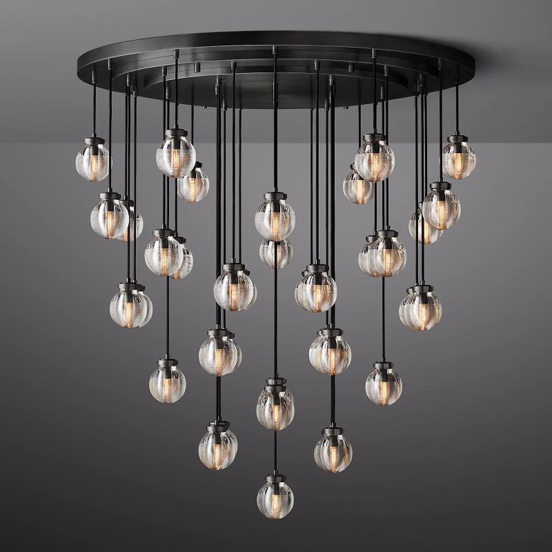 Roby Spherical Modern Round Chandelier 48"
