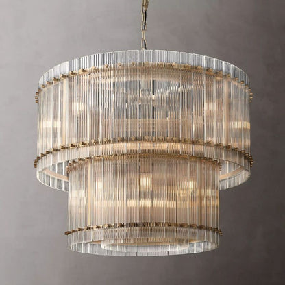 San Marco Two-tier Luxury Round Chandelier 37"