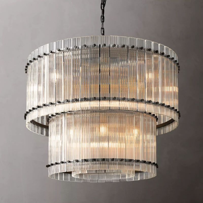 San Marco Two-tier Luxury Round Chandelier 37"