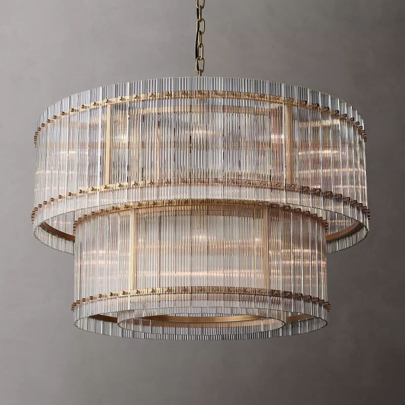 San Marco Two-tier Luxury Round Chandelier 48"