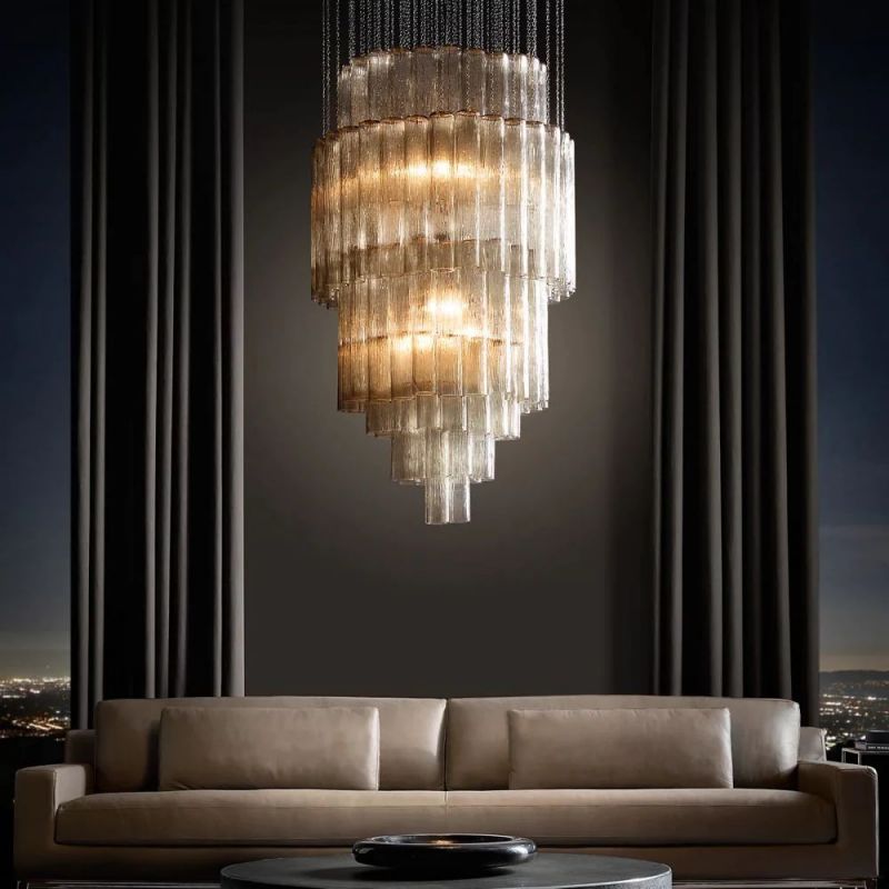 Serena Multi-Tier Round Chandelier 24"D/30"D